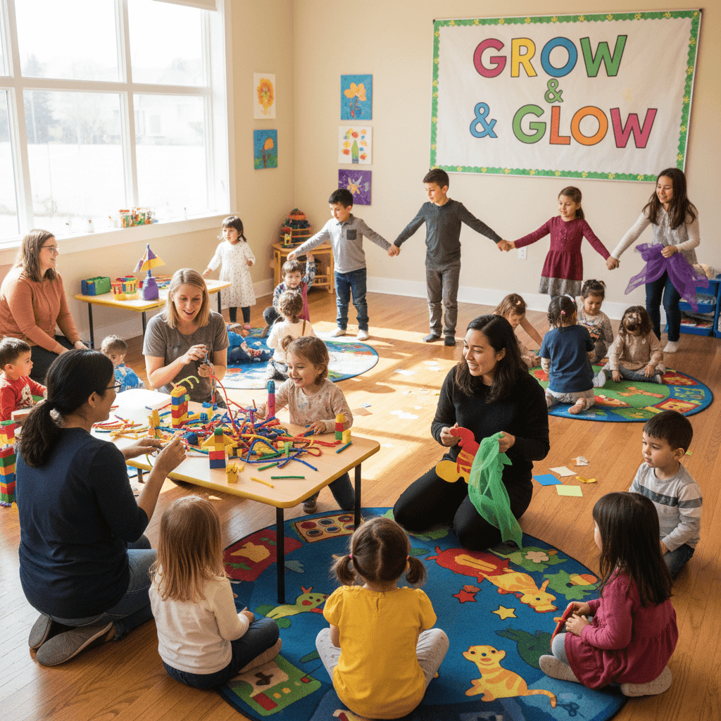 Msi Kids ministry activity with children and volunteers