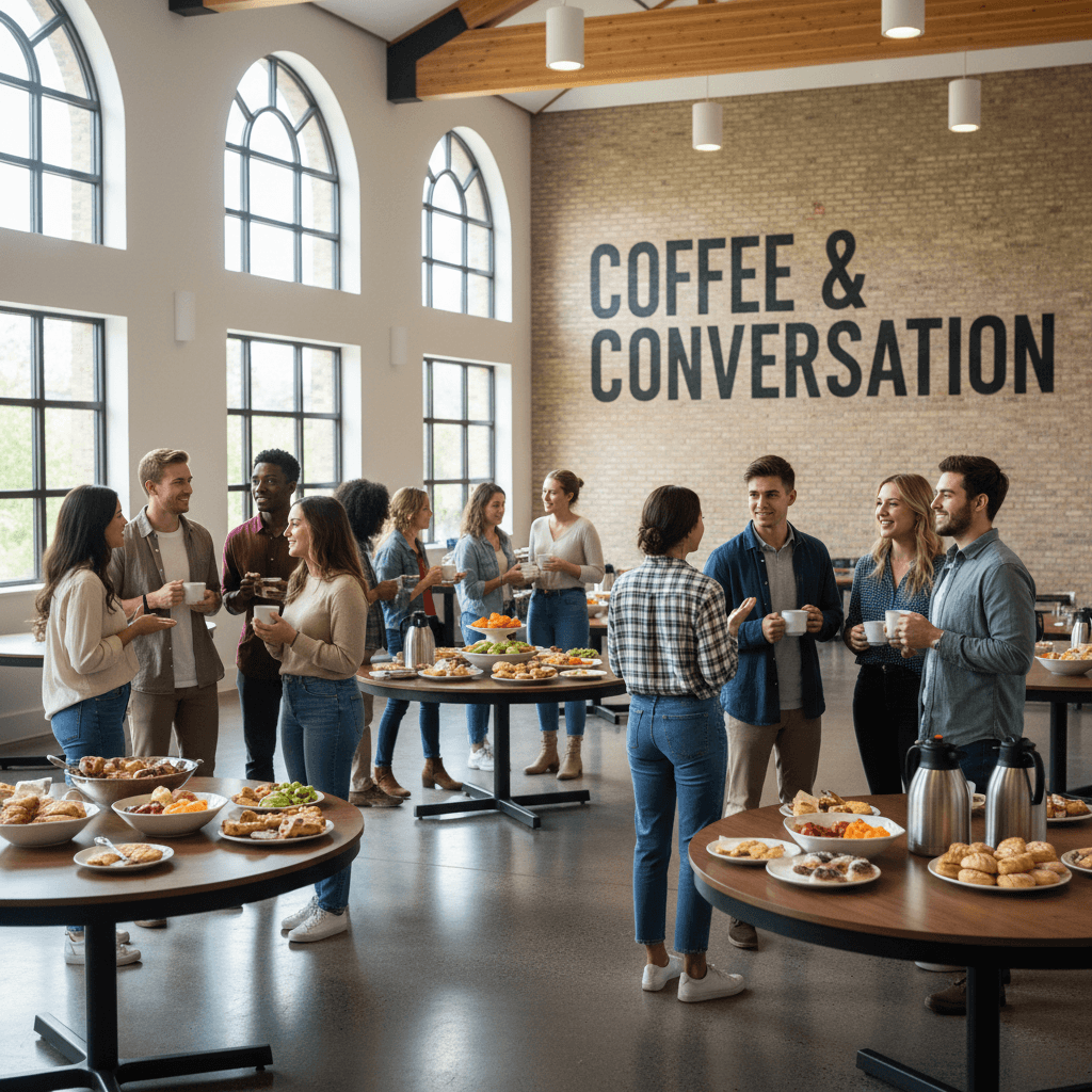 Young adults ministry gathering
