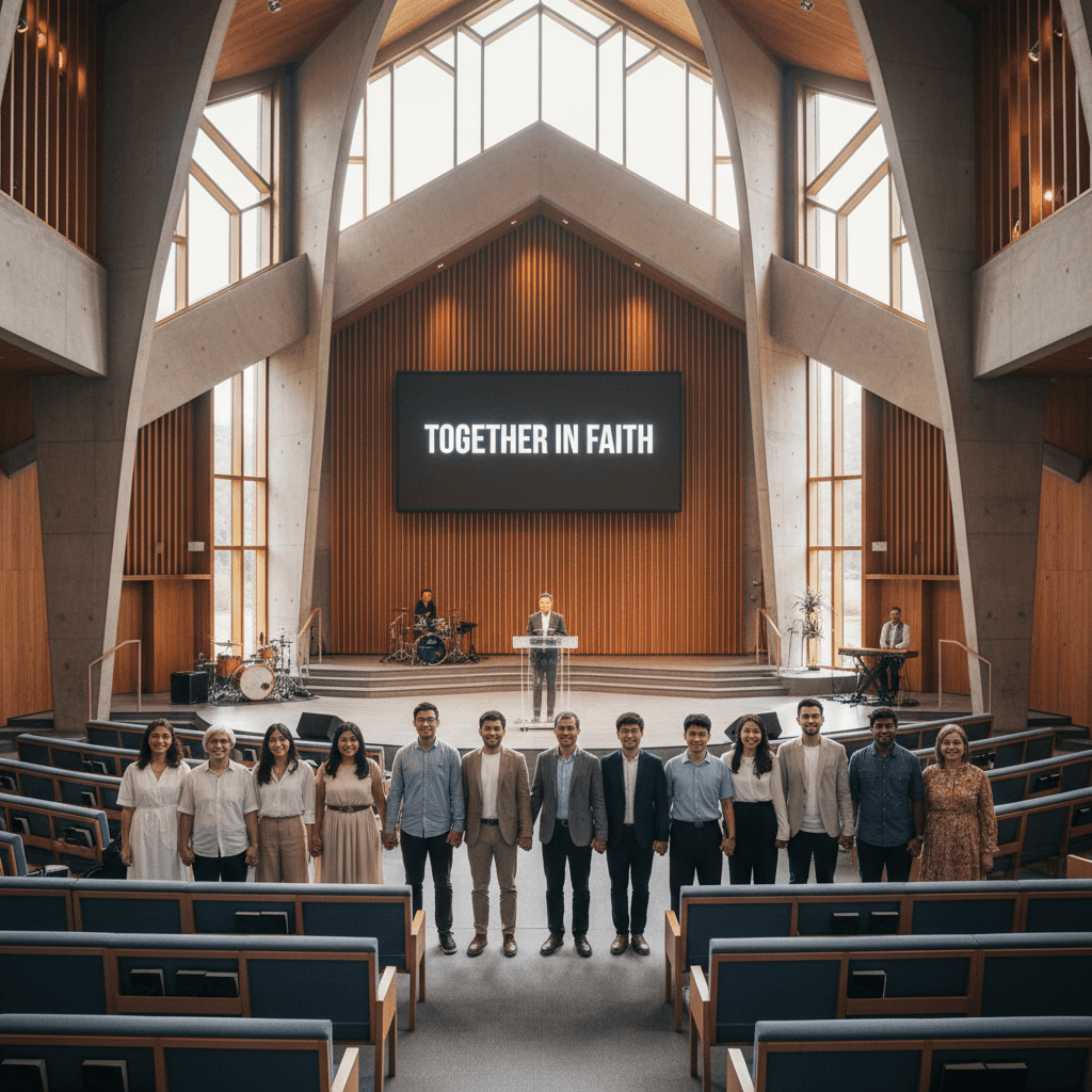 Couples community at Enamorados ministry service