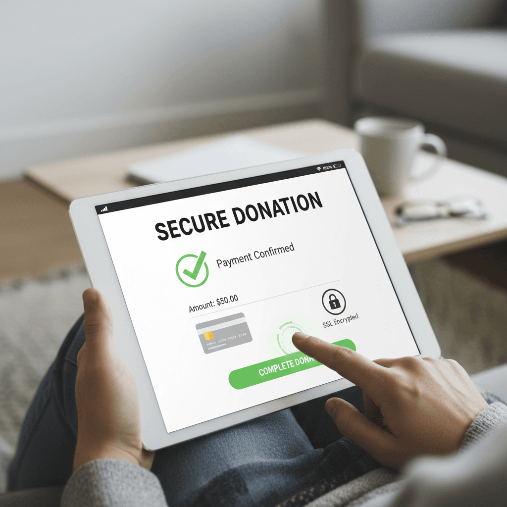 Give online securely