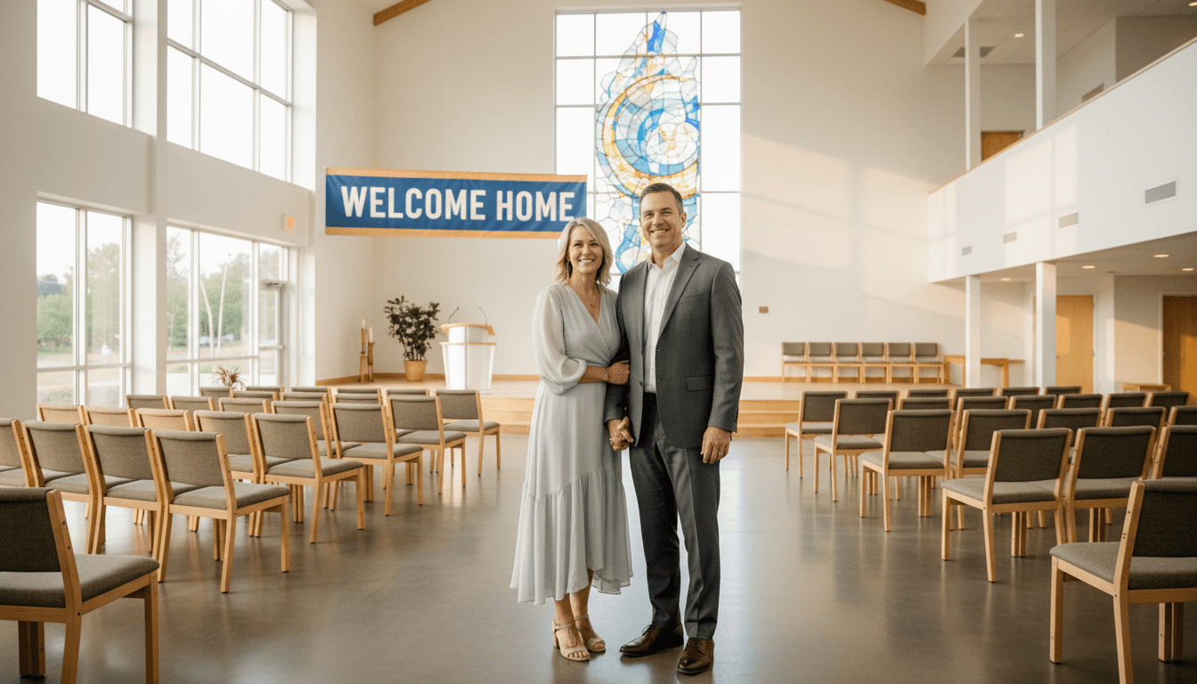 Ericson and Nancy Molano, lead pastors of MSI Orange County, in a warm and welcoming church setting