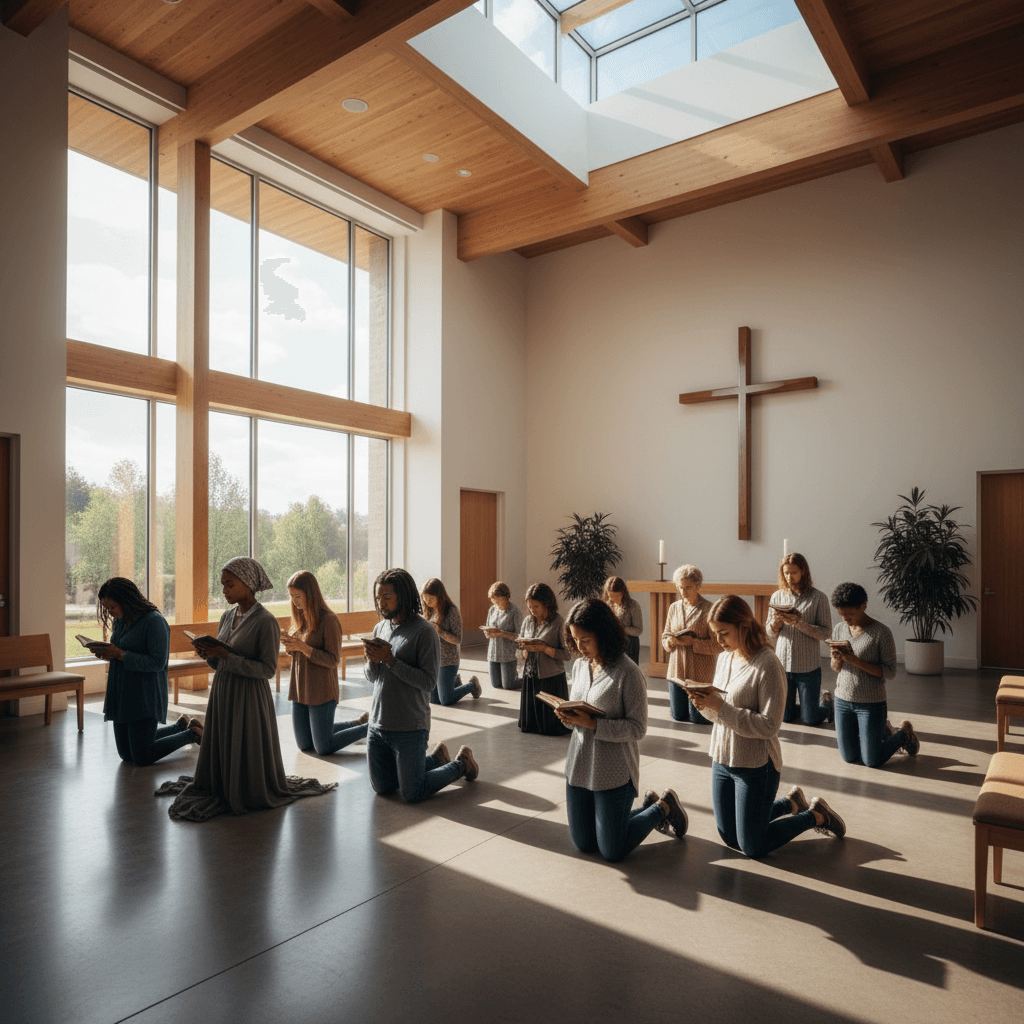 MSI Orange County congregation in prayer and worship