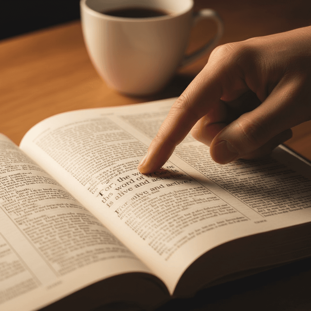 Bible teaching during service