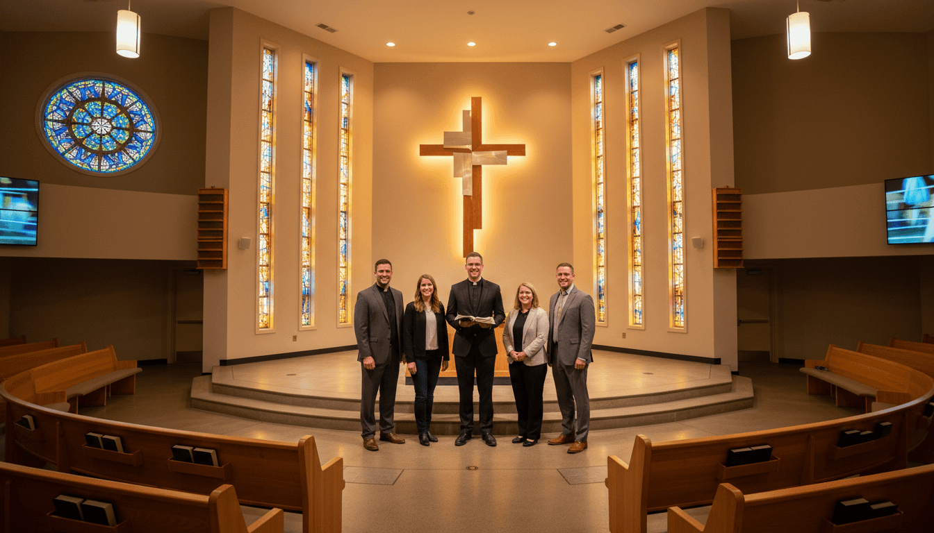 MSI Orange County pastors in modern church sanctuary