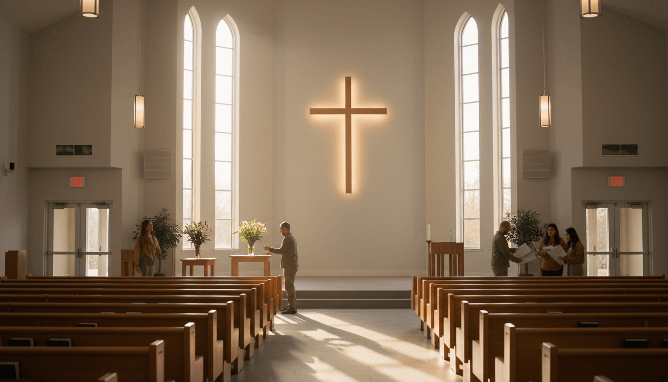 Msi Orange County church building exterior in Garden Grove